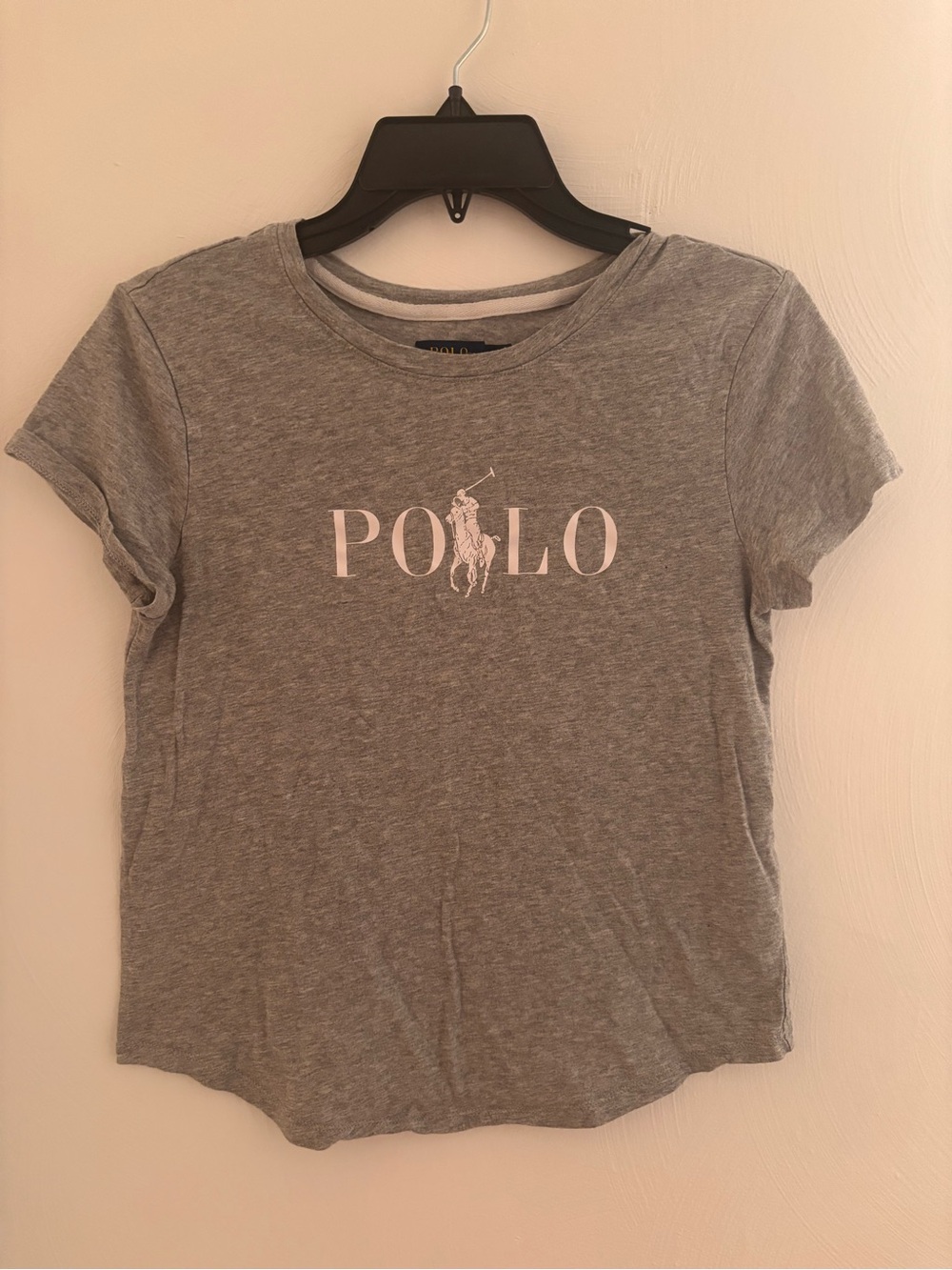 Polo by Ralph Lauren Gray Short Sleeve Logo Tee